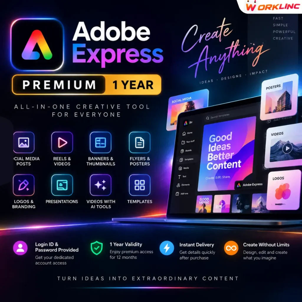 Adobe Express Premium – 1 Year