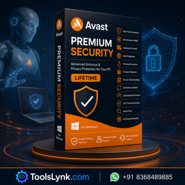 Avast Premium Security Lifetime for Windows PC 🔥 | Advanced Antivirus & Privacy Protection