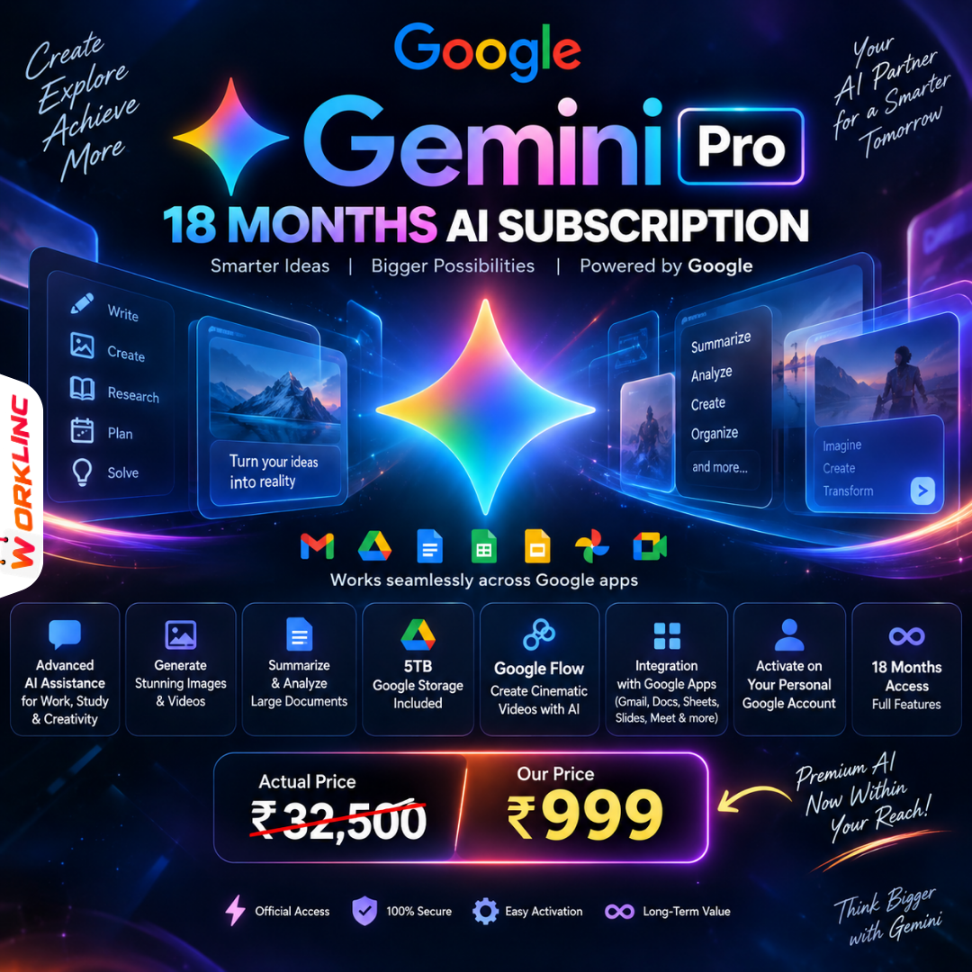 Gemini Pro - 18 Months Ai Subscription