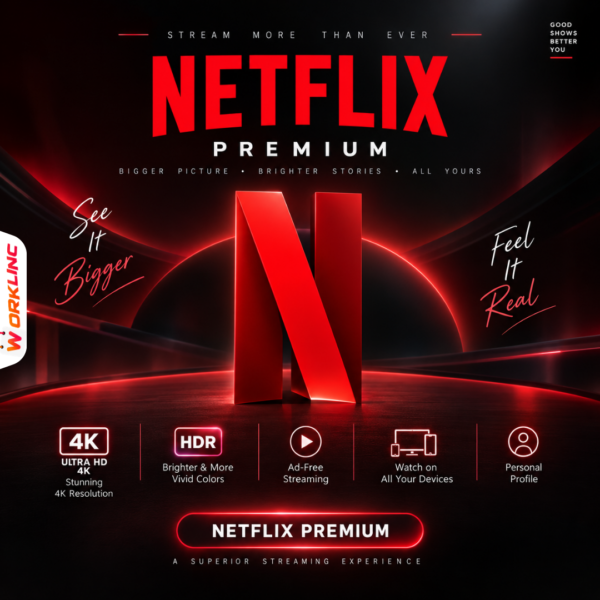 Netflix Premium – Ultra HD (4K) + HDR