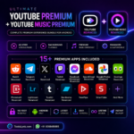 YouTube Premium + YouTube Music Bundle | 15+ Bonus Apps - Image 2