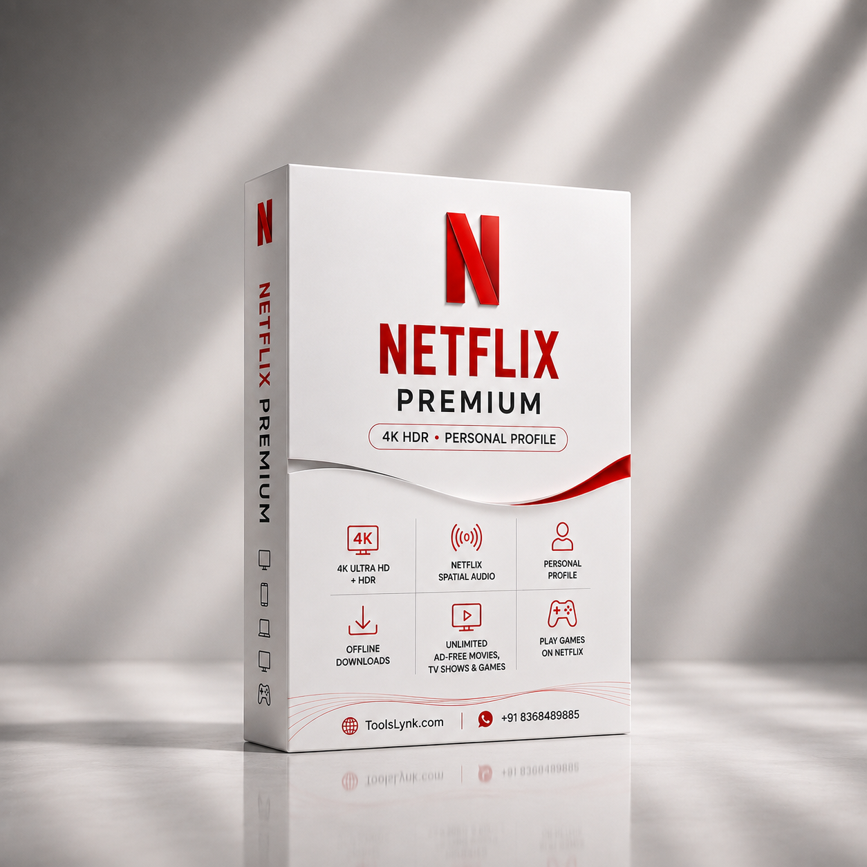 Netflix-Premium-Box.png Netflix Premium – Ultra HD (4K) + HDR 🎬 - Image 1