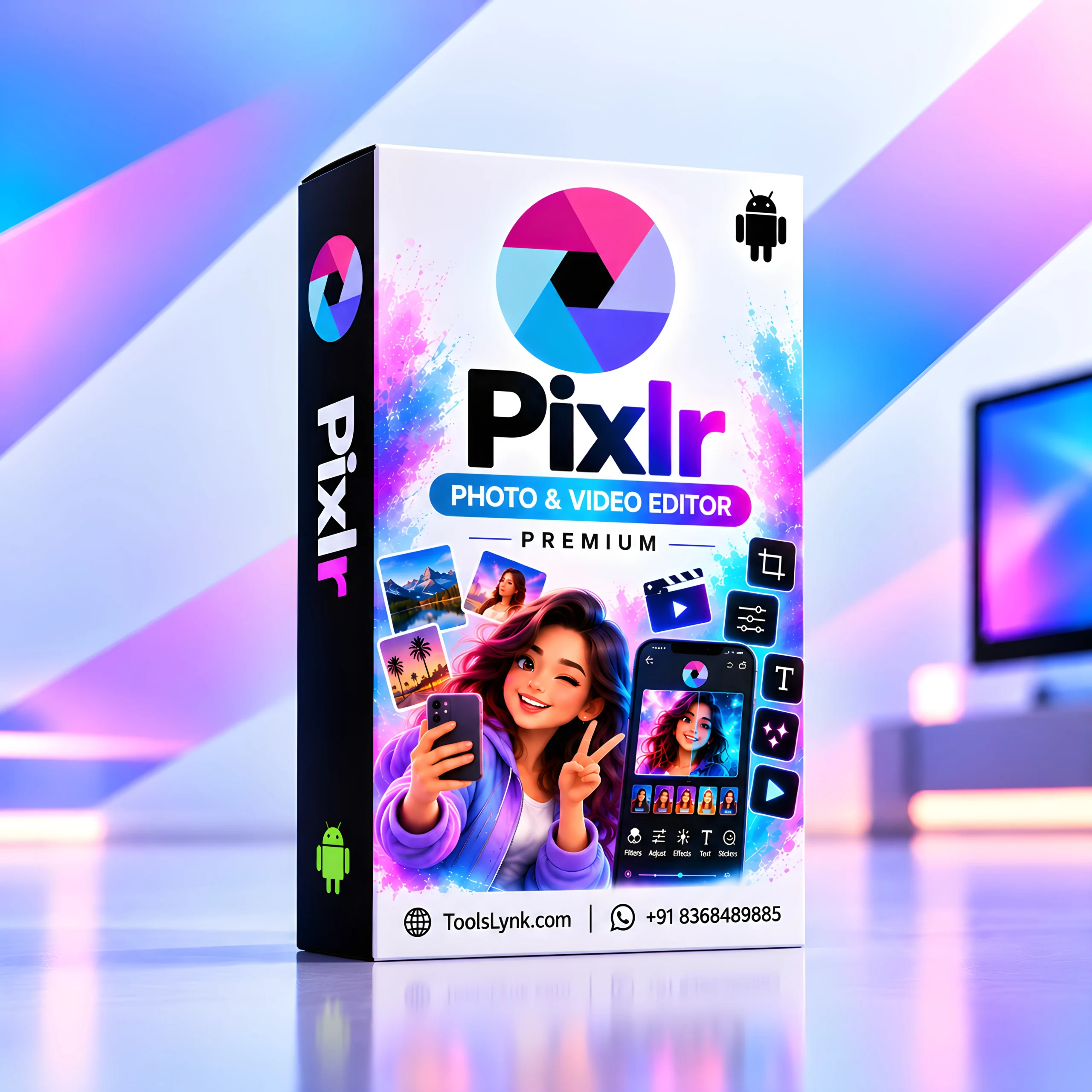 Pixlr-Premium-Box-WEBP-scaled-1.webp Pixlr Photo & Video Editor Premium – Android - Image 1